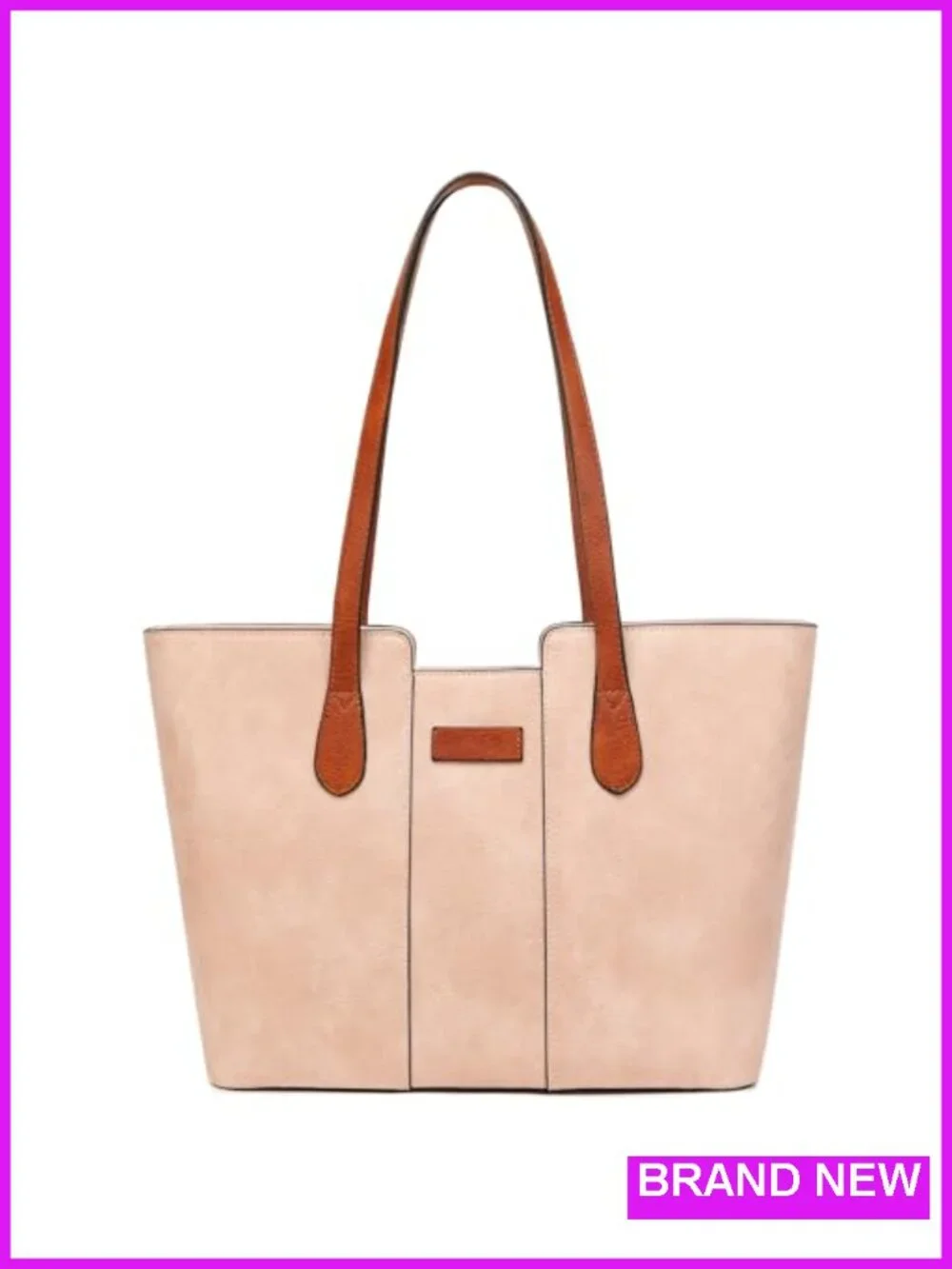 Faux Leather Top Handle Satchel Hobo Tote Bag
